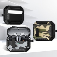 Étui pour écouteurs Novelsub TPU & PC camouflage tout-en-un anti-chute, étanche, écologique pour Buds 3 3 Pro (6 couleurs)