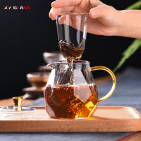 Nouveau design de cuisinière Four sûr à la main Borosilicate Thermique Théière en verre