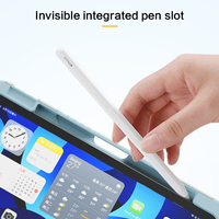 Pour ipad Pro 11 2018/ 2020/ 2021/2022 résistant aux chutes résistant aux chocs étui pour tablette à rabat rotatif réveil intelligent avec fente pour stylo