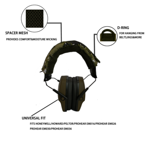 Funda Protectora Verde para Auriculares, Compatible con Todos los Auriculares Tácticos Generales, Accesorios - Product Image 6