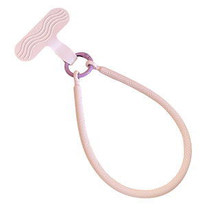 <span class=keywords><strong>Cordon</strong></span> de téléphone portable en silicone givré couleur unie, style simple, pour hommes et femmes, chaîne de suspension portable de style coréen - Product Image 5