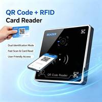 Pembaca Kartu IC 13.56MHz QR RFID Wiegand Kode QR Kontrol Akses 1D 2D RS232 RS485 Pembaca Pemindai Kode QR