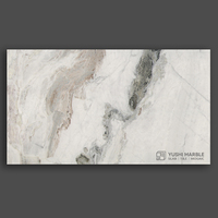 Dalle de marbre naturel de carrière chinoise, série Montagne Blanche Givrée, taille personnalisée moderne, épaisseur 20mm/30mm, surface polie, grande dalle
