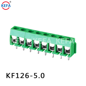 موصلات كهربائية خضراء من نوع KEFA طراز KF126-5.0mm بجهد 250 فولت وتيار 8 أمبير، 2-24 سن، مع شهادة CE، الأكثر مبيعًا - Product Image 3