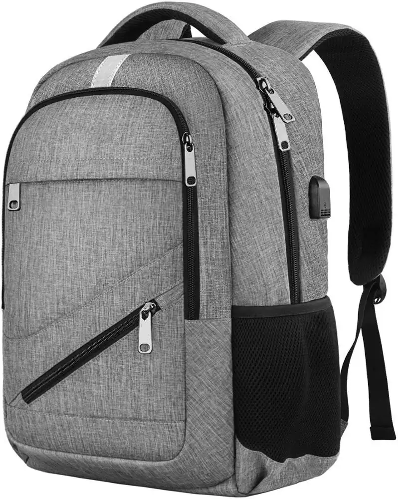 Ücretsiz örnek dizüstü sırt çantası Anti hırsızlık seyahat sırt çantası suya dayanıklı koleji okul sırt çantası, ince iş çantaları