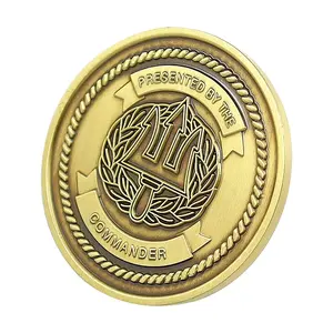 Luxus hübsche Metall Handwerk benutzer definierte Gold Abzeichen Metall münzen Bulk