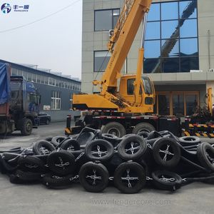 CE/ISO9001 sertifikalı tam boy Yokohama gemi Berthing/palamar için hortum ile şişme doğal kauçuk çamurluk - Product Image 5