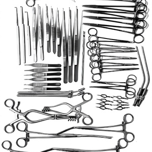 Juego de 52 Piezas para Cirugía Vascular Mayor, Instrumentos Médicos Quirúrgicos de Acero Inoxidable, Kit Profesional con Certificación CE e ISO de SurgiRight - Product Image 1