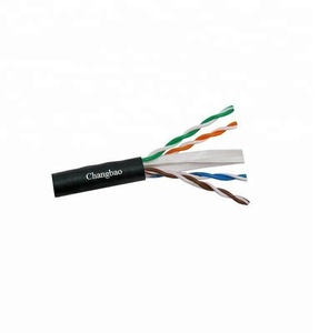 Changbao Vượt qua thử nghiệm linh hoạt mạng Ethernet Cáp 4 cặp 305m UTP cobre 100% bên ngoài Cat6 - Product Image 1