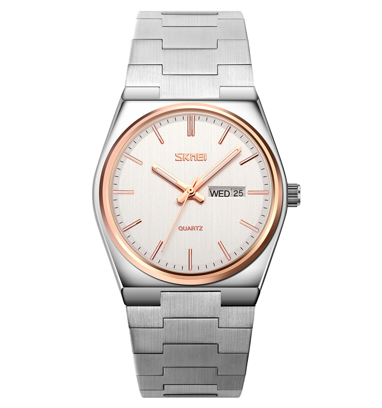 Silver/Rose gold-Silver