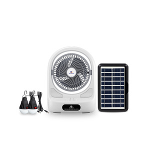 4800mah Lithium <b>Battery</b> Solar Fan With Solar for Home Cooling and Energy EP-708 - Product Image 1