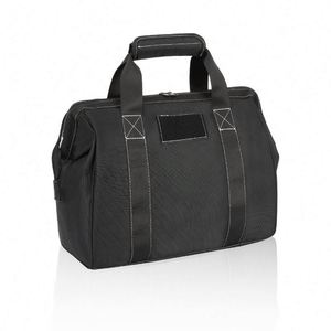 Échantillon gratuit 2024 NOUVEAU Sac à outils de charpentier en polyester 1680 deniers durable avec ceinture et bretelles réglables Sac de rangement pour outils - Product Image 6