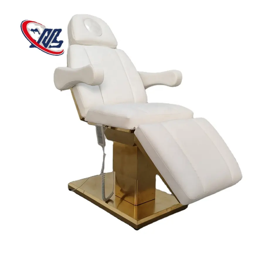 Xinman elektrikli 3 4 Motor Podiatry sandalye tıbbi kanepe tedavi güzellik koltuğu masaj yüz sandalye yatak paslanmaz çalmak baz