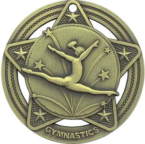 Nova lembrança Metal epóxi impressão Custom Made Atletismo Escalada Acrobacia Extreme Sports Award medalhas