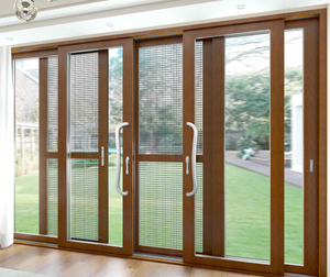 Sanjing-Lámina de vidrio transparente telescópica, <span class=keywords><strong>puerta</strong></span> deslizante automática - Product Image 5