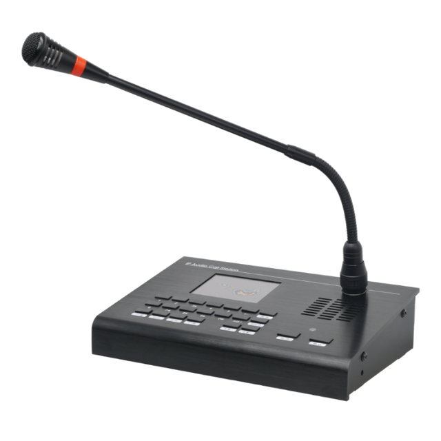 SINREY SIP803T Broadcast host Network Multi Microphone sip speaker paging system