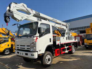 Camion élévateur télescopique hydraulique à bras droit à transmission manuelle diesel pour opérations en altitude - Product Image 3
