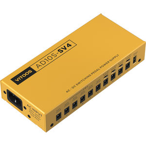 Pédale d'effets VITOOS AD10S-SV4, alimentation entièrement isolée, filtre anti-bruit, réduction des ondulations, effet numérique haute puissance - Product Image 1