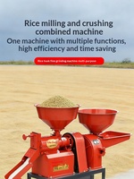 Moulin à céréales intégré automatique, décortiqueuse de riz, moteur en cuivre pur 2,6 kW, décortiqueuse de paddy multifonctionnelle pour la maison et la ferme