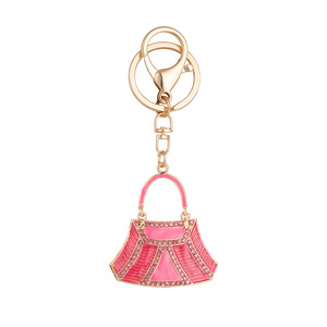 Mini sac à main en strass exquis, accessoire porte-clés, boucle de sac en métal, pendentif, bijou créatif, cadeau pour petite amie - Product Image 5