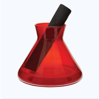 200ml Style nordique cône forme mat noir parfum verre aromathérapie roseau diffuseur bouteille pour chambre Air frais maison décorative