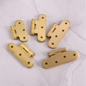 Charnières en cuivre XH 52x51mm 50x65mm 50x70mm 48x65mm, quincaillerie de porte d'armoire, charnière en laiton moulé pour portes, tables, chaises - Product Image 2