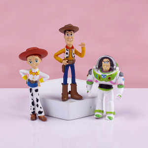 Set de 7 Piezas de <span class=keywords><strong>Toy</strong></span> <span class=keywords><strong>Story</strong></span>, Figuras Coleccionables de Buzz Lightyear, Woody, Jessie, Bullseye, Forky, Muñeco de Acción, Regalos para Niños - Product Image 3