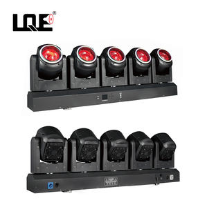 Lumière de scène à tête mobile LED 5x80W, faisceau de lavage, rotation infinie, panoramique et inclinaison, avec effet <span class=keywords><strong>d</strong></span>'anneau de pixels, contrôle Art-Net pour discothèque - Product Image 3