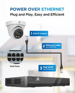 Système <span class=keywords><strong>de</strong></span> sécurité CCTV PoE <span class=keywords><strong>extérieur</strong></span> professionnel 6K 12Mp avec détection <span class=keywords><strong>de</strong></span> mouvement IA et audio, <span class=keywords><strong>kit</strong></span> NVR le plus vendu pour projet, installation facile - Product Image 2