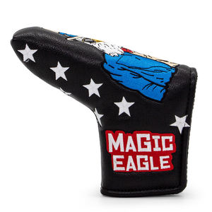 Housse de putter de golf Magic Eagle en PU brodé par le fabricant avec fermeture magnétique pour putter blade - Product Image 5