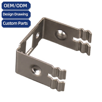 Clips à ressort de précision en acier inoxydable, petites pièces métalliques estampées sur mesure pour l'assemblage de matériel électronique
