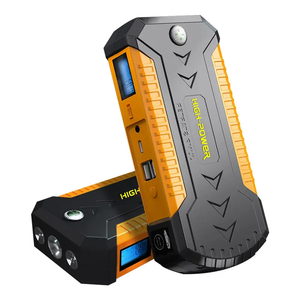 Autoway Démarreur de voiture à charge rapide haute puissance 12V Batterie de secours portable Booster 600A/1000A Courant de pointe Lumière LED Anti-étincelles - Product Image 1