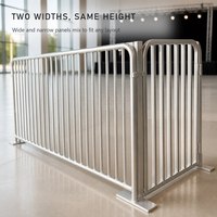 Barrière de contrôle des foules en aluminium en gros d'usine, largeur personnalisée, clôture de sécurité pour événements, concerts et événements sportifs