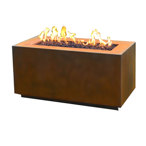 Foyer portatif <span class=keywords><strong>Vertical</strong></span> en acier de Corten pour l'extérieur, barbecue, foyer avec cheminée - Product Image 1