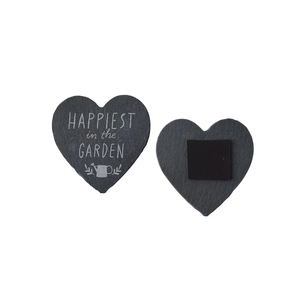 <span class=keywords><strong>Aimant</strong></span> de réfrigérateur personnalisé en <span class=keywords><strong>ardoise</strong></span>, forme cœur, carré ou rond, gravé au laser pour cadeaux de la Saint-Valentin - Product Image 1