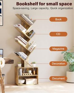 Hiện đại sang trọng miễn phí đứng trẻ em lưu trữ tủ OEM MDF cây văn phòng tường <span class=keywords><strong>Modular</strong></span> Cube kệ sách kệ sách kệ phòng khách - Product Image 2