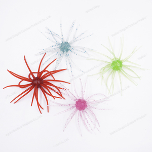 Nuova Esca Morbida OEM in TPE da 3,9g 15mm <span class=keywords><strong>a</strong></span> Forma di Riccio Marino, Mini Esca <span class=keywords><strong>a</strong></span> Sfera Appuntita per <span class=keywords><strong>Spigola</strong></span> Nera e Pesce Mandarino, Stile Coike - Product Image 5
