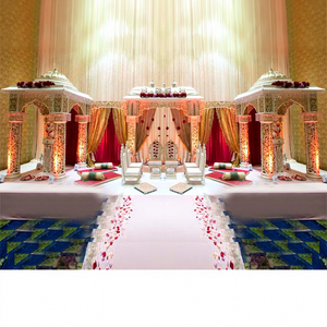 Conjunto de Mandap Rajwada Haveli para Bodas Reales, Diseño Tradicional, Material de Fibra de Vidrio, Fácil Montaje, Mandap para Bodas en el Reino Unido - Product Image 1