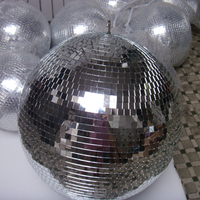 Boule disco géante réfléchissante 80cmX2PCS, vente chaude pour décorations de fête de Noël, emballage sûr en mousse