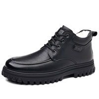 Nouveaux styles – Bottes et chaussures décontractées en cuir pour hommes avec fourrure intérieure, en peluche, à enfiler, en cuir de vache véritable, style Oxford – Vente en gros, export usine 2026