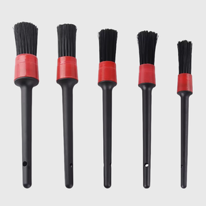 Super Promotion Lot de 5 Brosses de Nettoyage Automobile Pointues en Fil Plastique pour <span class=keywords><strong>Lavage</strong></span> de <span class=keywords><strong>Voiture</strong></span>, Détailing Intérieur, Jantes et Réservoir de Carburant - Product Image 1