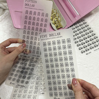 Vente en gros Traceurs d'argent personnalisés givrés à gratter en plastique mat durable Enveloppe à billets Feuille de budget Tracker d'épargne de voyage
