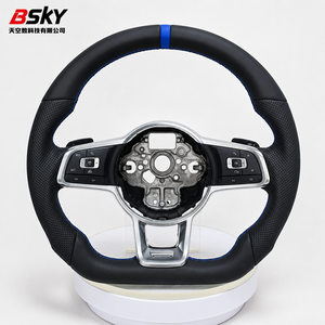 Convient au volant <span class=keywords><strong>sport</strong></span> en cuir de haute qualité de Volkswagen CC Magotan Golf 6 7 MK7 MK6 Lavida Passat GTI Tiguan - Product Image 1