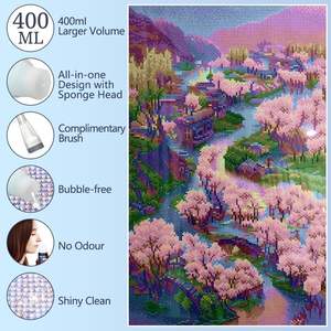 Kit de scellement pour peinture au diamant - Agent de scellement transparent, permanent et brillant, respectueux de l'environnement, pour la protection des œuvres d'art de Noël - Product Image 4