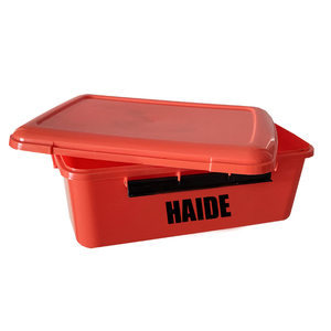 Plastic Storage Container Bin with Secure Lid and Latching Buckles Durable Stackable Nestable Organizing Tote Tub Box Toy
