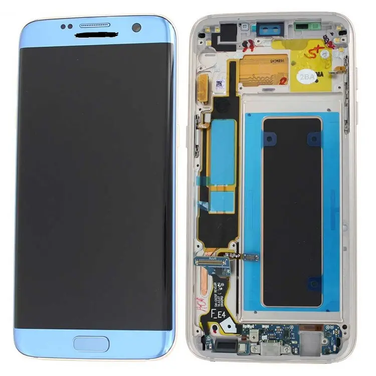 سعر المصنع المحمول شاشة هاتف Lcd + TouchScreen (التجميع) لسامسونج غالاكسي S7 حافة G935 G935F G935FD G935A باللون الأزرق