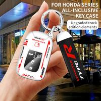 Étui à clés pliable antichoc en ABS haut de gamme pour Brio XRV CRV URV Jade Laipei Accord Civic Avenger Fit Odyssey FML CK-111801