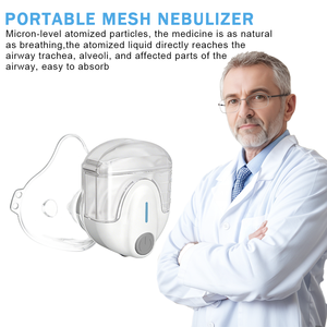 Nebulizador Eléctrico Portátil con Mascarilla y Boquilla <span class=keywords><strong>para</strong></span> Adultos y Niños, Nebulizador de Malla <span class=keywords><strong>para</strong></span> <span class=keywords><strong>Asma</strong></span>, Uso Médico y Doméstico, Mini Nebulizador MP01 - Product Image 2