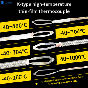 Sonde de température à thermocouple de type K en acier inoxydable ultra-mince -40~1000°C à réponse rapide pour four de refusion SMT - Product Image 4