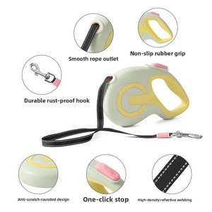 <span class=keywords><strong>Laisse</strong></span> rétractable automatique pour <span class=keywords><strong>chien</strong></span>, type C, <span class=keywords><strong>en</strong></span> ABS, pour caniches, bichons frisé, chiens de petite et moyenne taille - <span class=keywords><strong>Laisse</strong></span> de promenade <span class=keywords><strong>en</strong></span> extérieur - Product Image 4